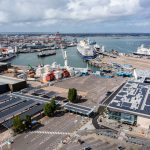 the port from the air